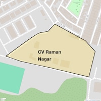 CV Raman Nagar Map
