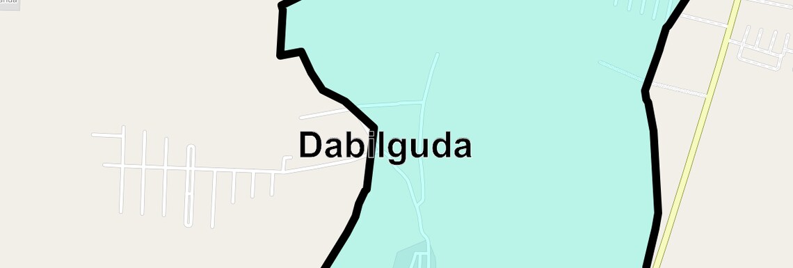 Location Map of Dabilguda, Hyderabad