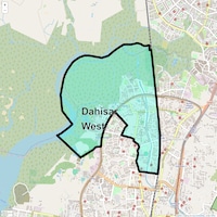Dahisar West Map