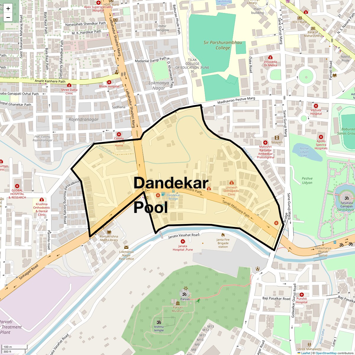 Dandekar Pool Map