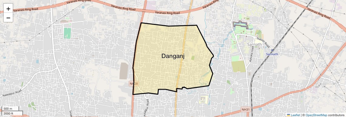 Danganj Map