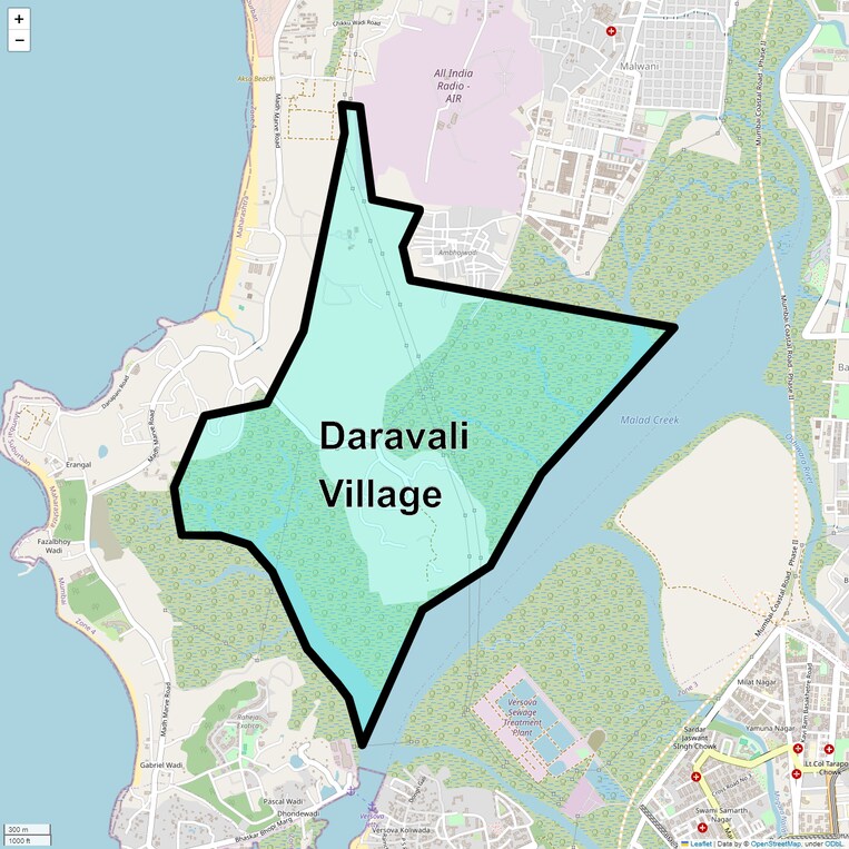Location Map of Daravali Village