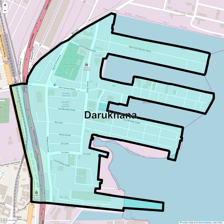 Location Map of Darukhana