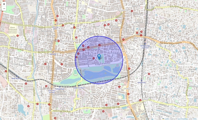 Location Map of Das