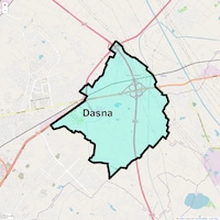 Dasna Map