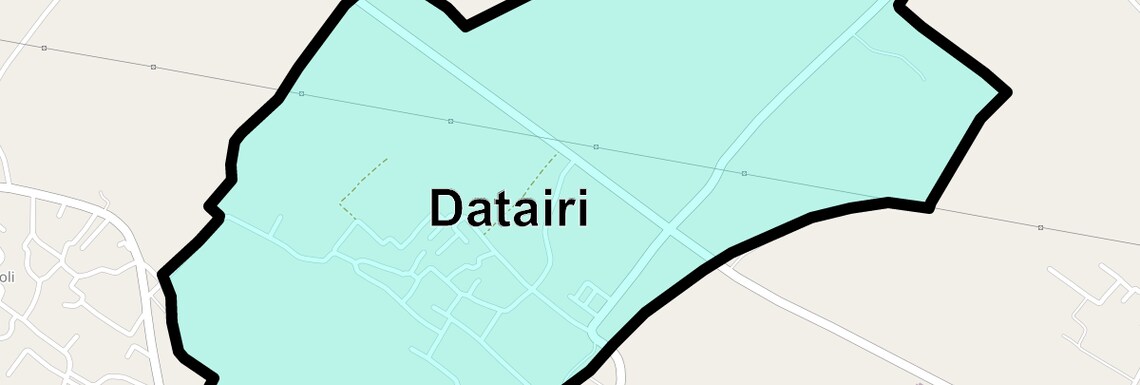 Location Map of Datairi, Ghaziabad