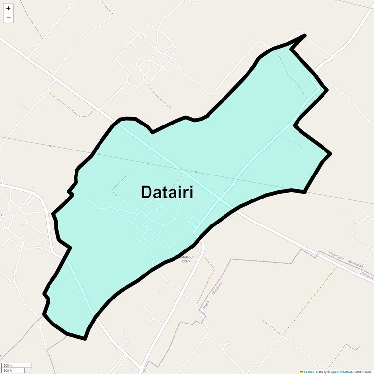 Location Map of Datairi