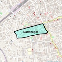 Dattanagar Map