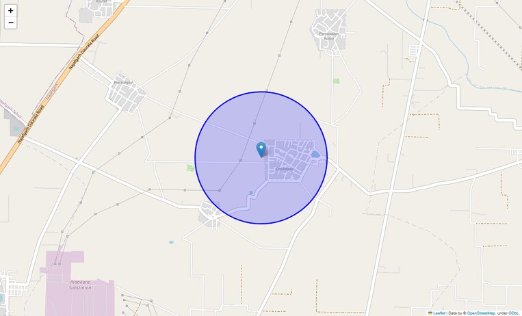 Location Map of Daulatpur