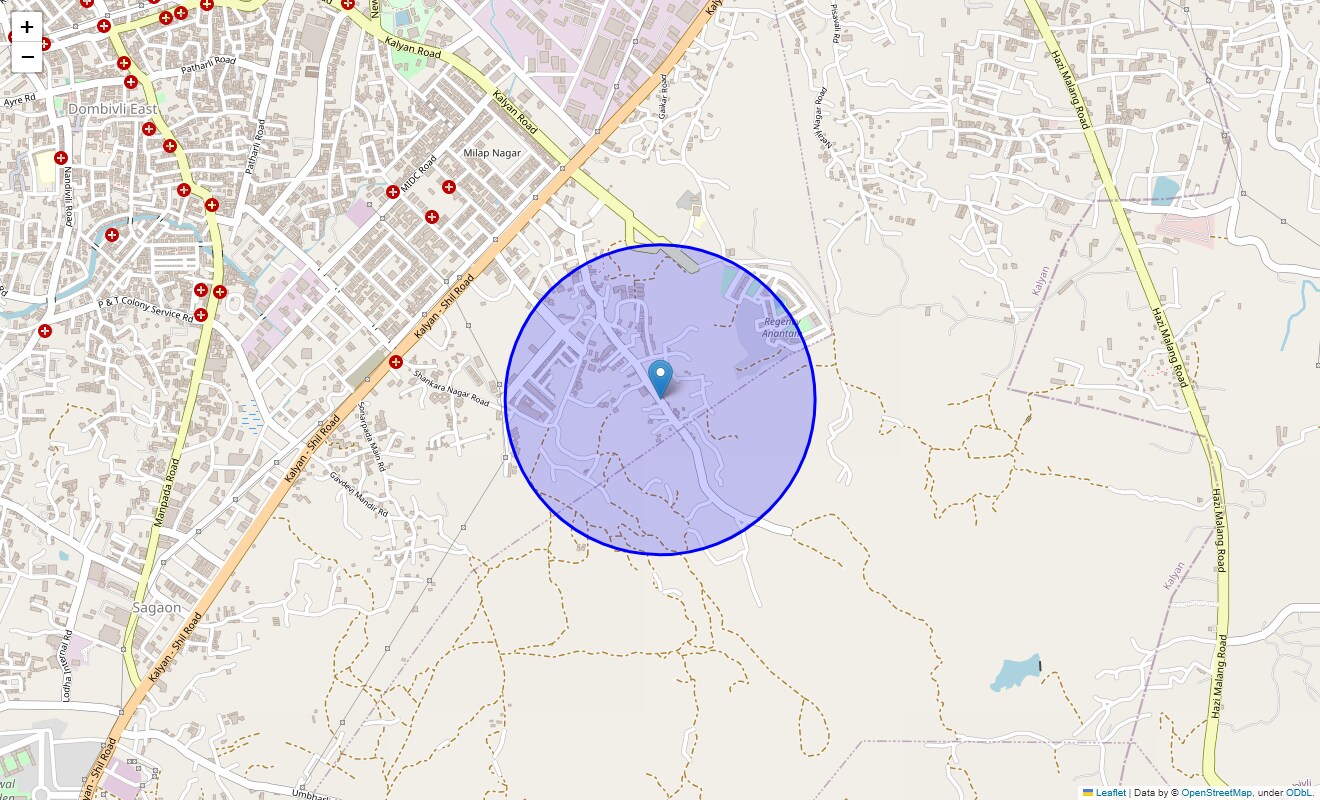 Dawadi Gaon Rd Map