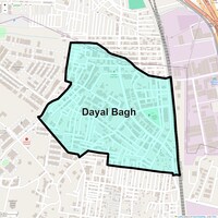 Dayal Bagh Map