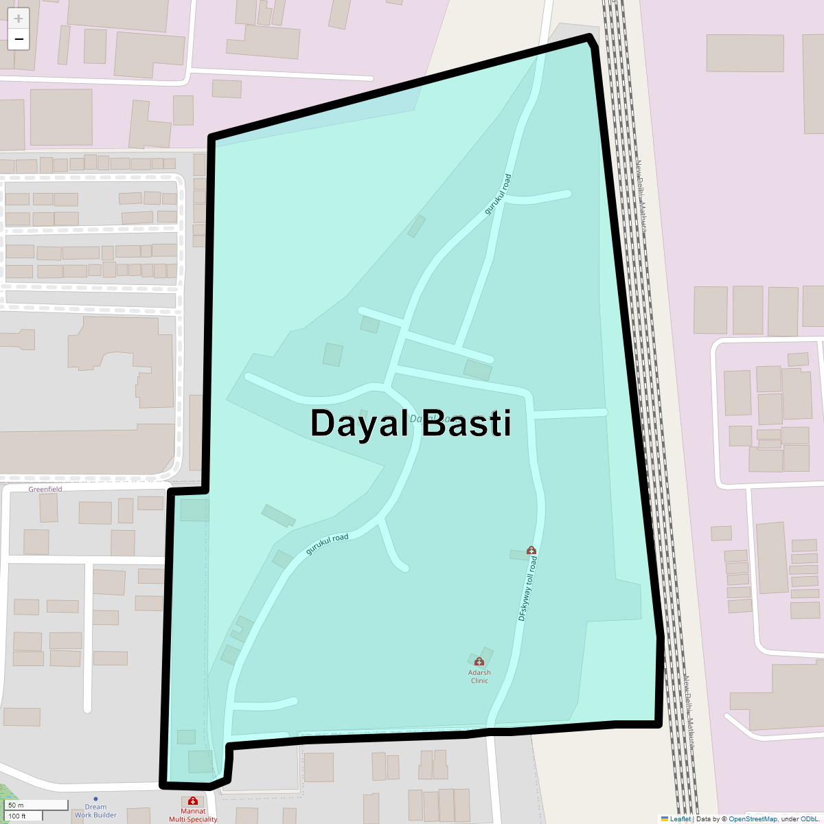 Check Time Travel of Dayal Basti, Faridabad