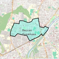 Deccan Gymkhana Map