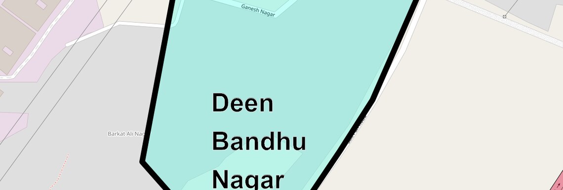 Location Map of Deen Bandhu Nagar, Mumbai