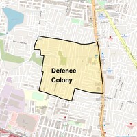Defence Colony Map