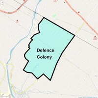 Defence Colony Map