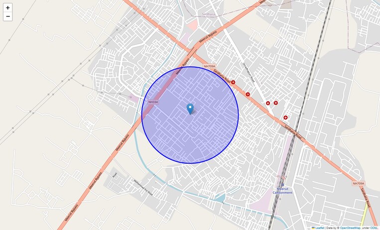 Location Map of Defence Enclave