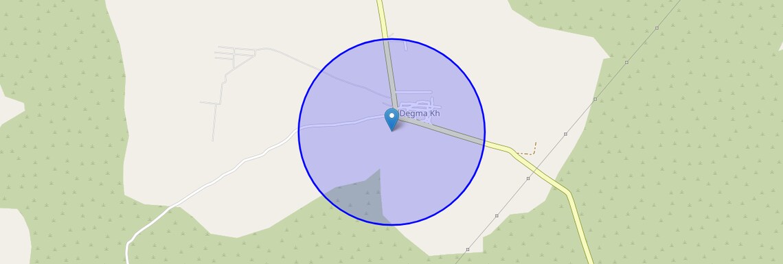 Location Map of Degma kh, Nagpur