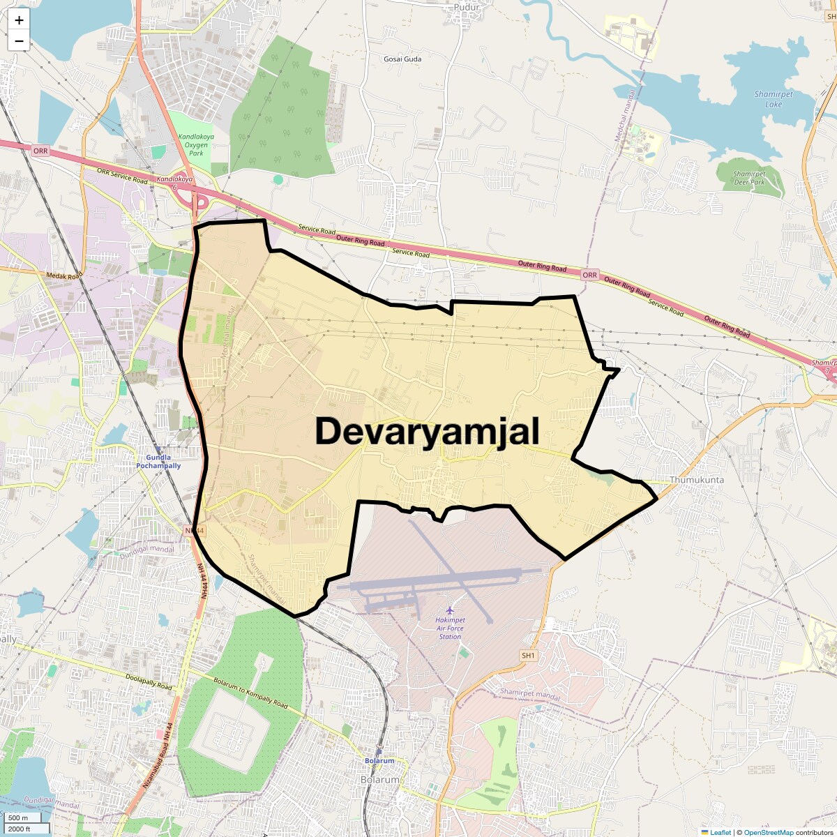 Check Time Travel of Devaryamjal, Hyderabad