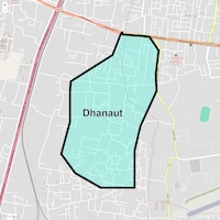 Dhanaut Map