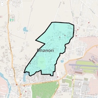 Dhanori Map