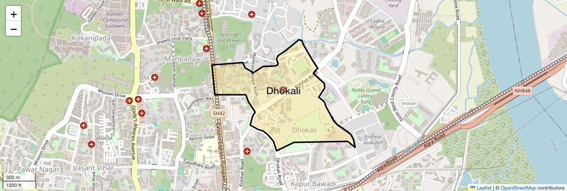 Check Time Travel of Dhokali, Thane