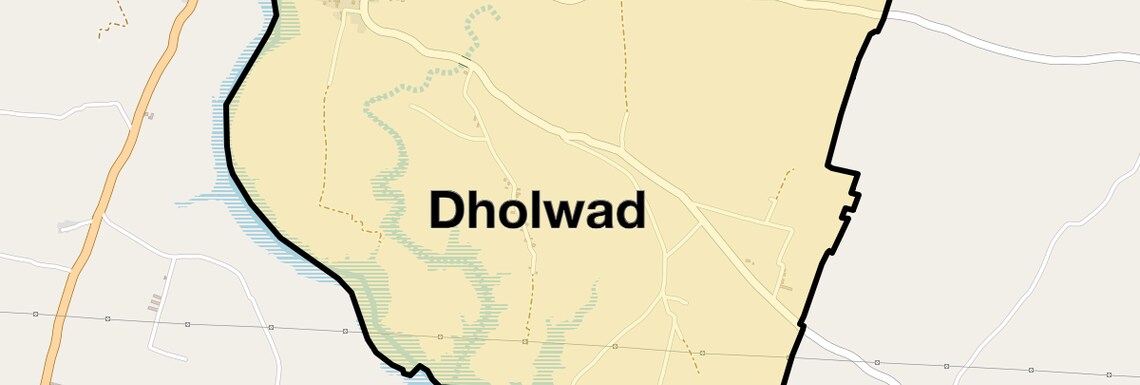 Location Map of Dholwad, Pune