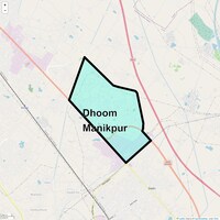 Location Map of Dhoom Manikpur, Greater Noida