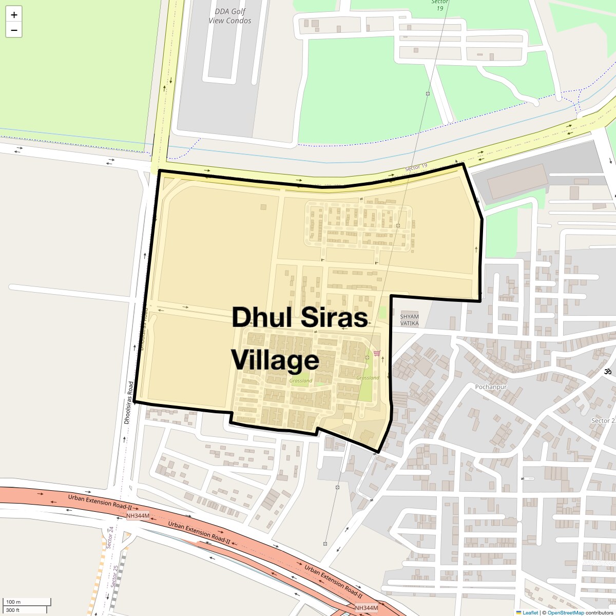 Check Time Travel of Dhul Siras Village, Delhi
