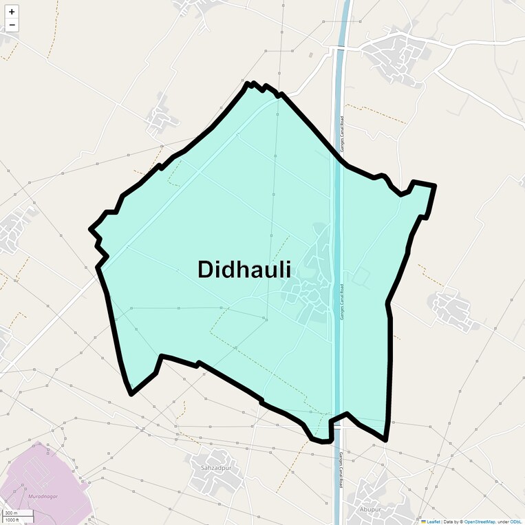 Location Map of Didhauli