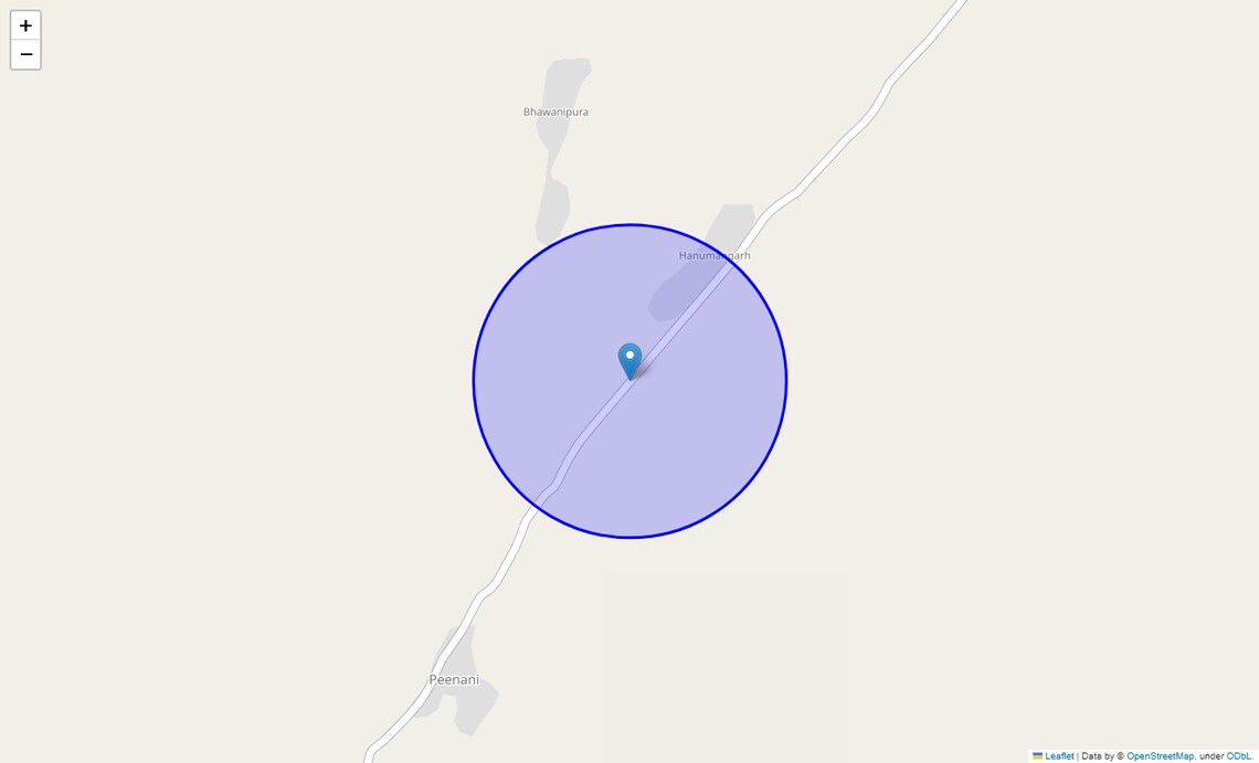 Location Map of Diggi Malpura Road, Jaipur