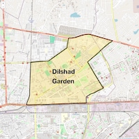 Dilshad Garden Map