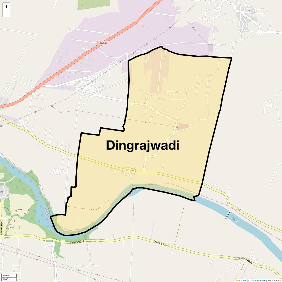 Dingrajwadi Map