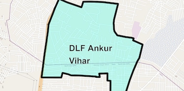 Location Map of Dlf Ankur Vihar, Ghaziabad