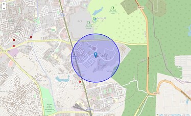 Location Map of DLF Phase V, Gurgaon