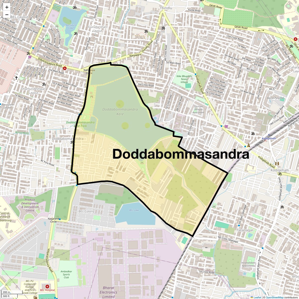 Check Time Travel of Doddabommasandra, Bangalore