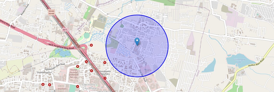 Location Map of Doddanagamangala Village, Bangalore