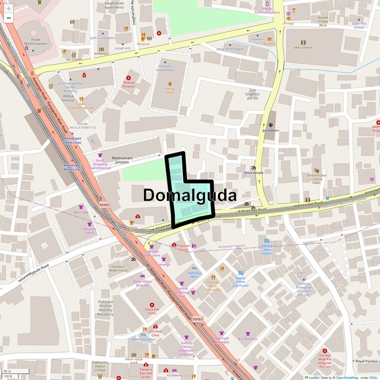 Location Map of Domalguda
