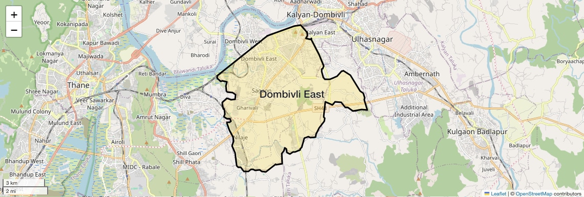 Dombivli East Map