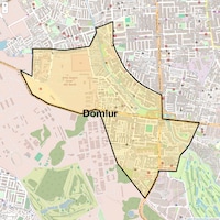 Domlur Map