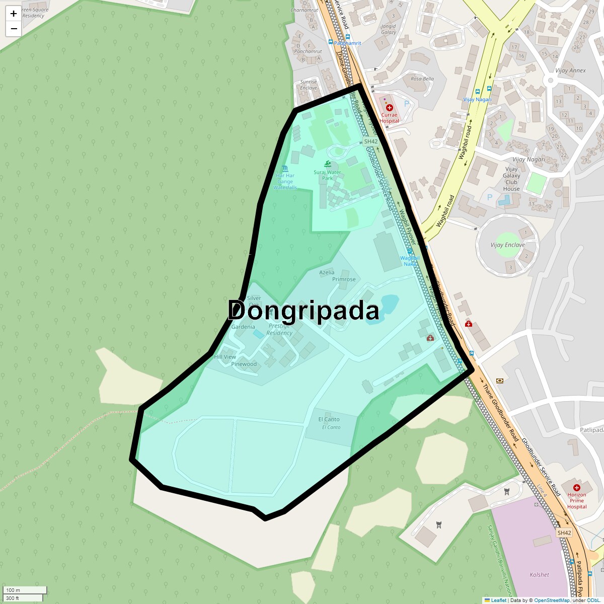 Dongripada Map