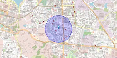 Location Map of Doopanahalli, Bangalore