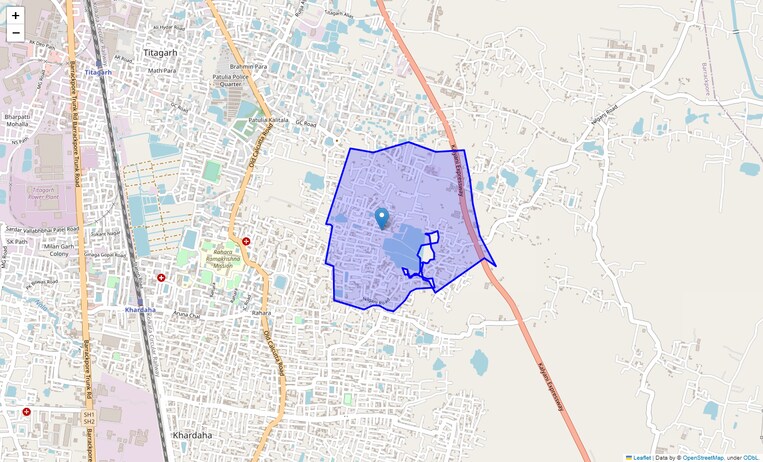 Location Map of Doperia Village