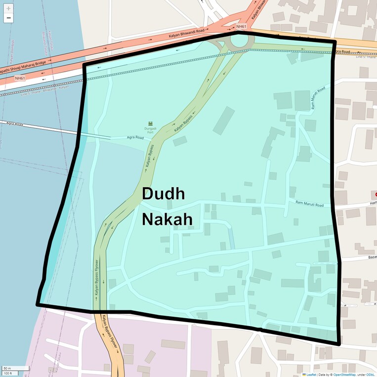 Location Map of Dudh Nakah