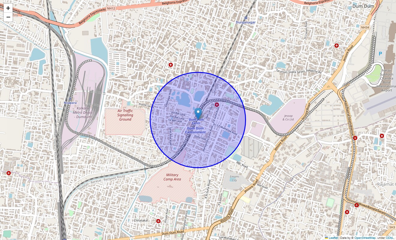 Check Time Travel of Dum Dum Cantt, Kolkata