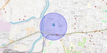 Location Map of Dwarka Mor, Delhi