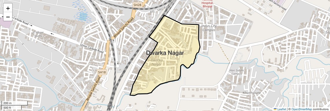 Dwarka Nagar Map