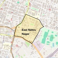 East Nehru Nagar Map