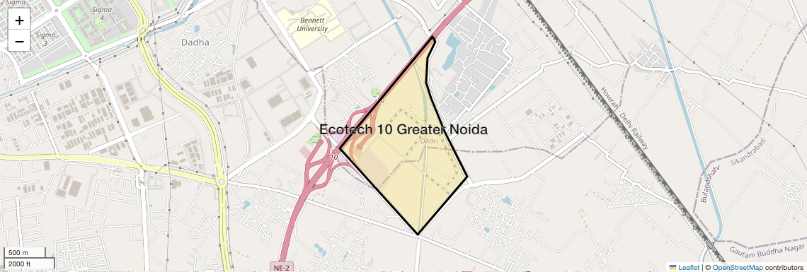 Ecotech 10 Greater Noida Greater Noida Map Projects Photos Ecotech 10 Greater Noida Greater Noida V3 