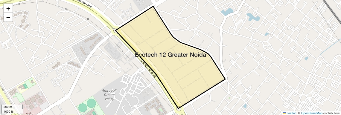 Location Map of Ecotech 12 Greater Noida, Greater Noida